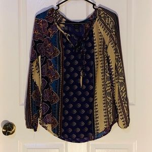 Stoosh Boho Keyhole Blouse